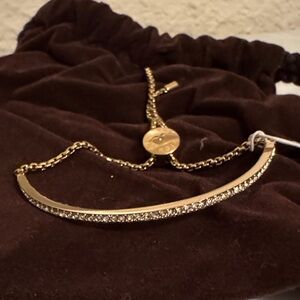 Michael Kors Gold Bracelet with Crystals
